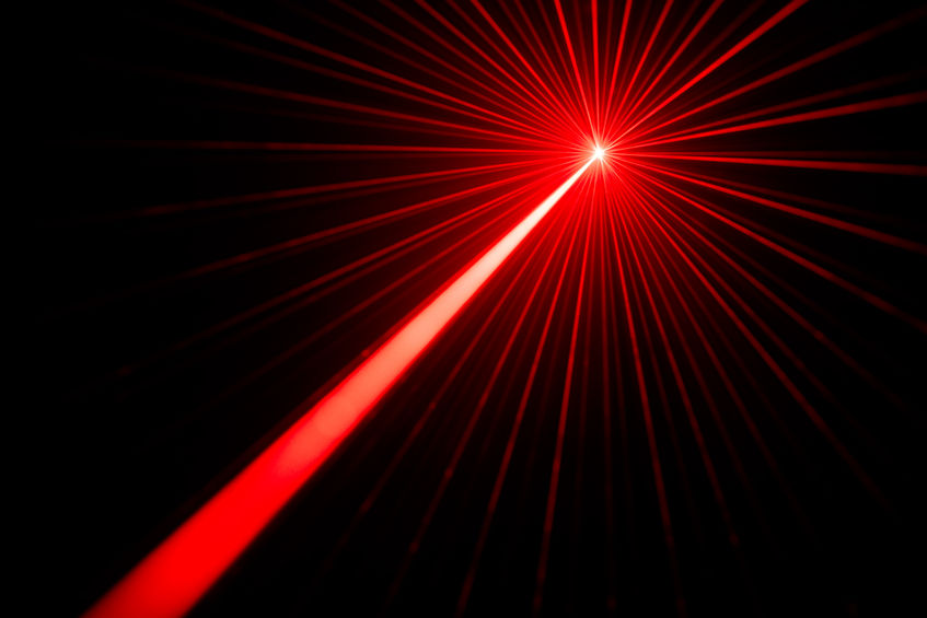 how to create laser light